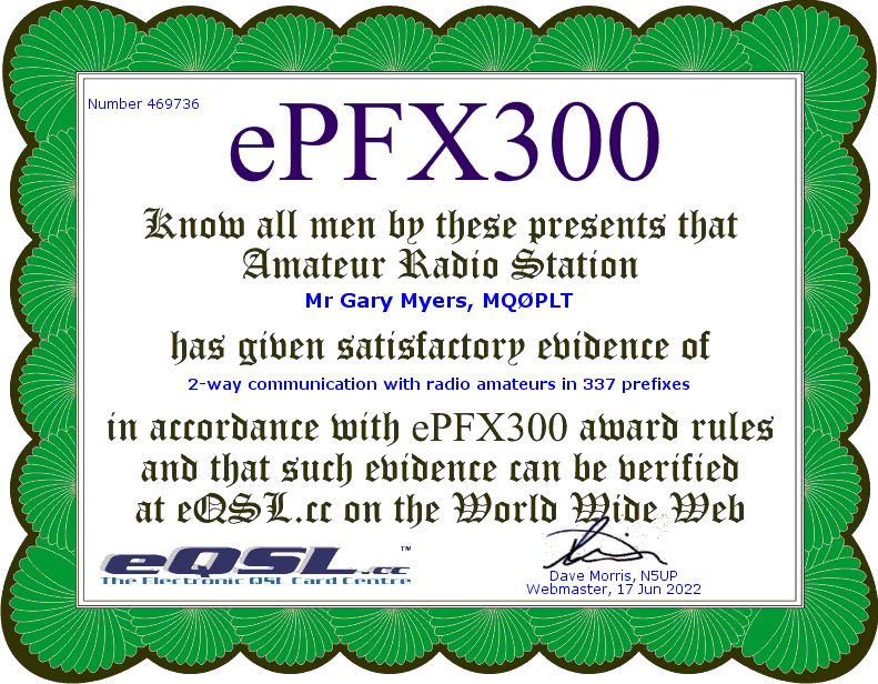 ePFX Certificate