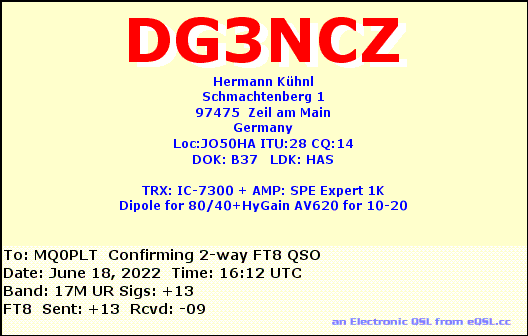 eQSL card