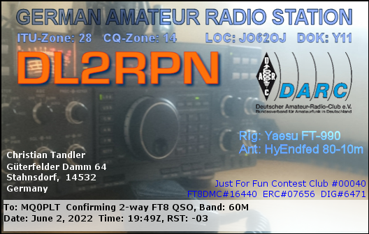 eQSL card