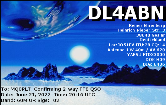 eQSL card