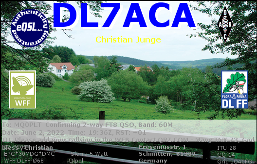 eQSL card