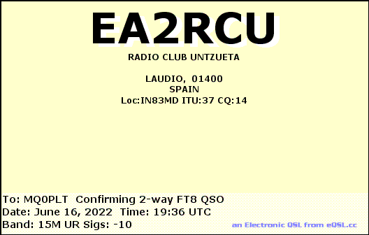 eQSL card