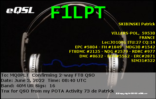 eQSL card