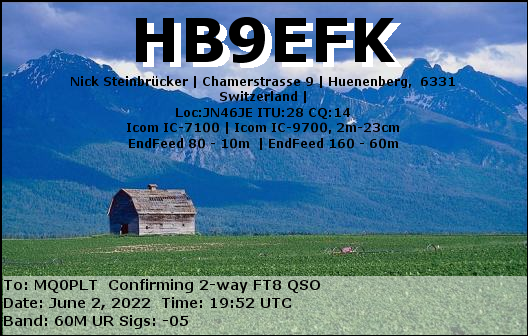 eQSL card