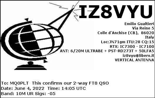 eQSL card