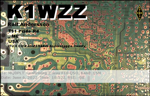 eQSL card