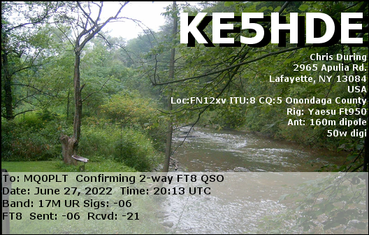 eQSL card