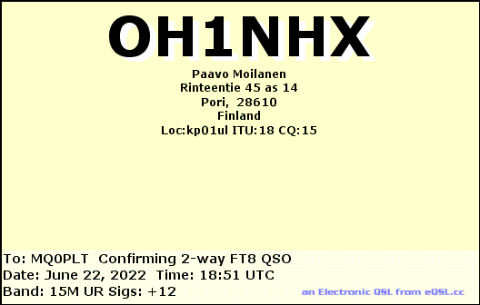 eQSL card