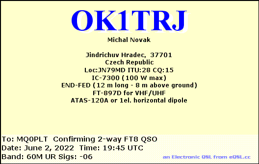 eQSL card