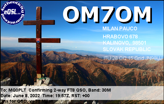 eQSL card