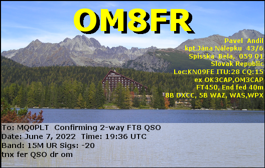 eQSL card