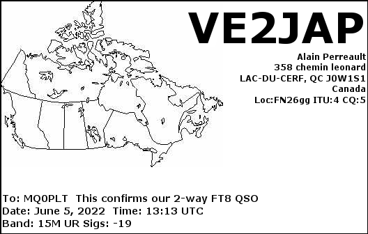 eQSL card