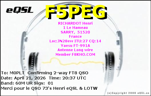 eQSL card