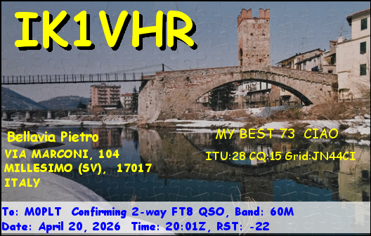 eQSL card