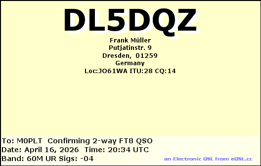eQSL card