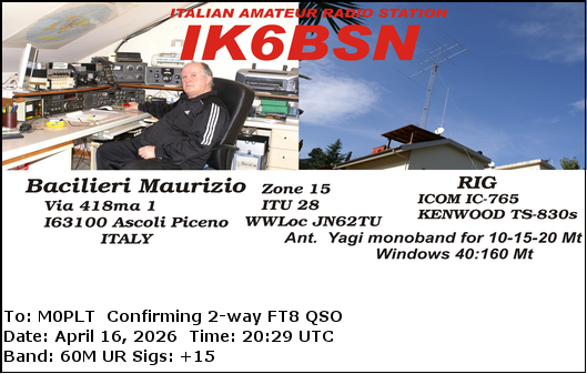 eQSL card