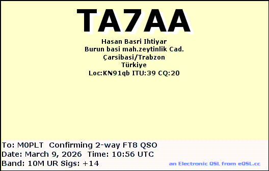 eQSL card