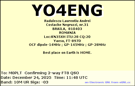 eQSL card