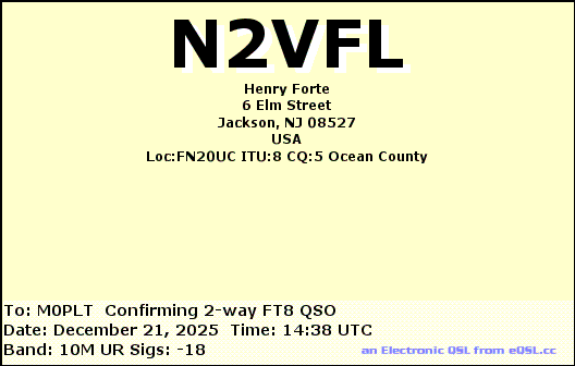 eQSL card
