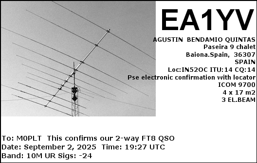 eQSL card