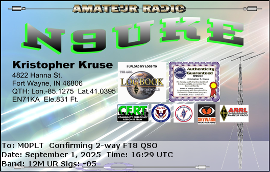 eQSL card
