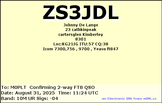 eQSL card