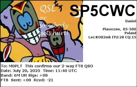 eQSL card