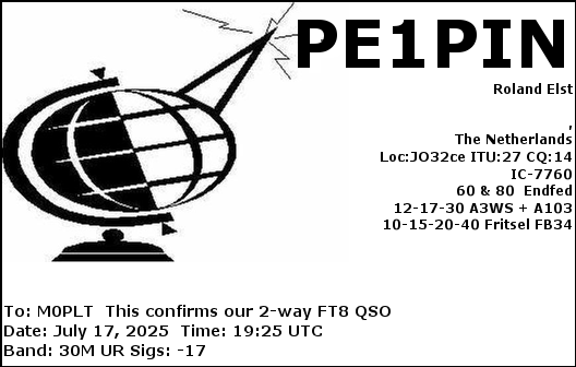 eQSL card