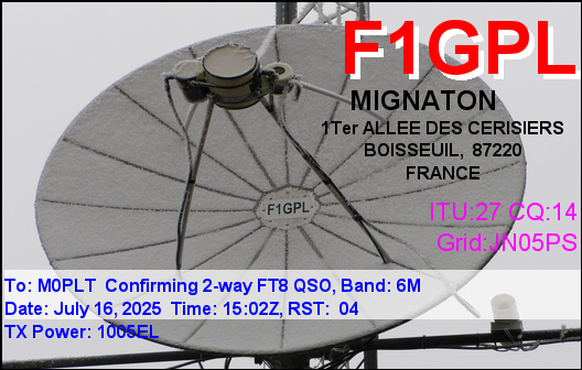 eQSL card