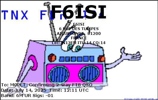 eQSL card