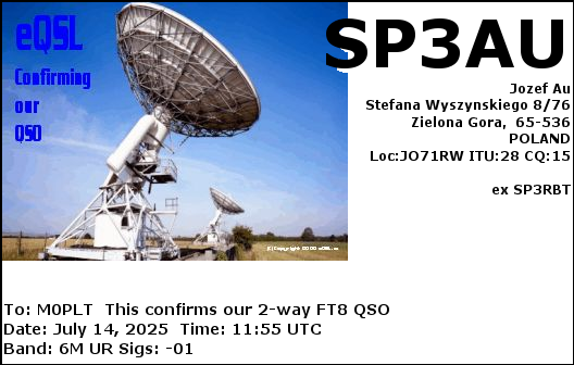 eQSL card