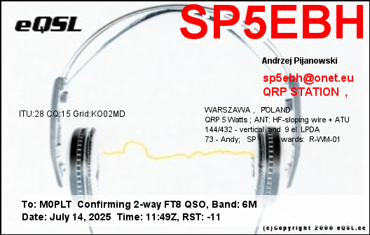 eQSL card