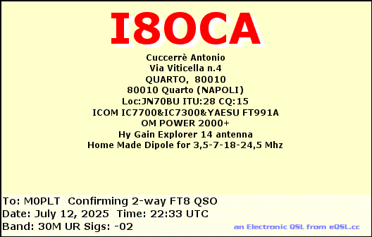 eQSL card