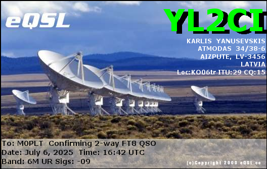 eQSL card