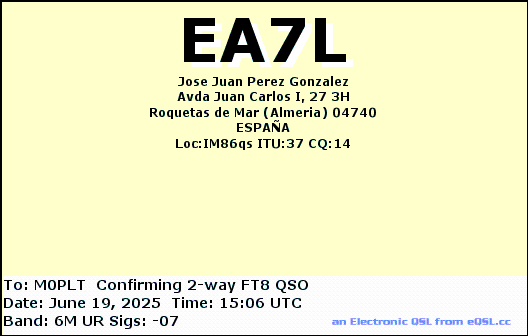 eQSL card