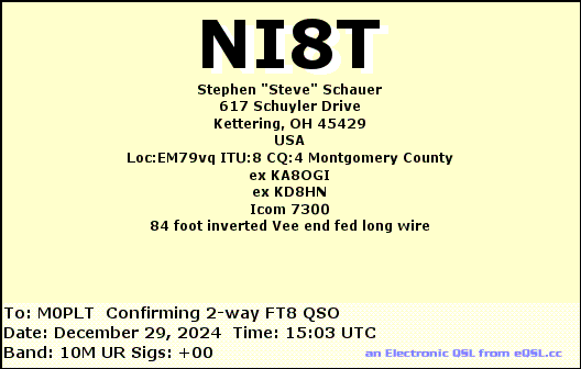 eQSL card