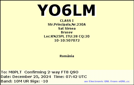 eQSL card