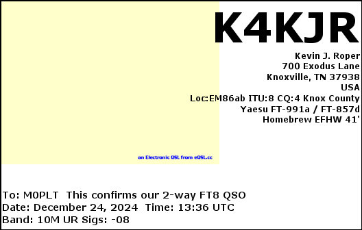 eQSL card