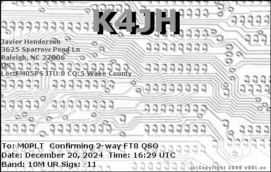 eQSL card