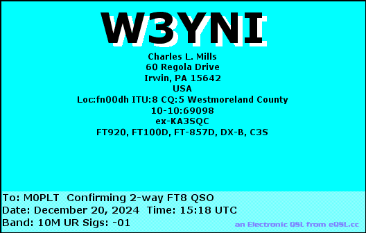 eQSL card