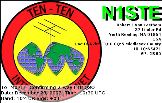 eQSL card