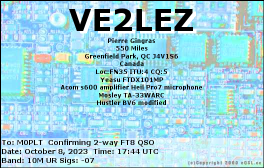 eQSL card