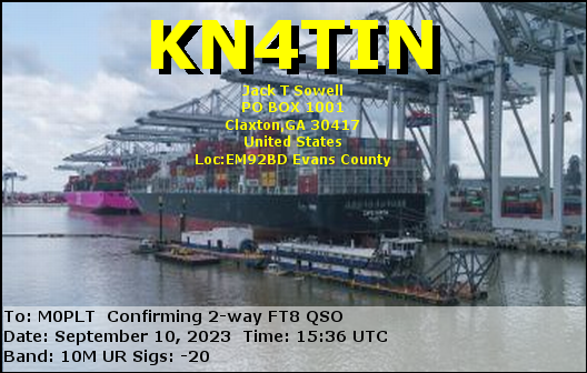 eQSL card