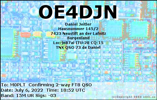 eQSL card