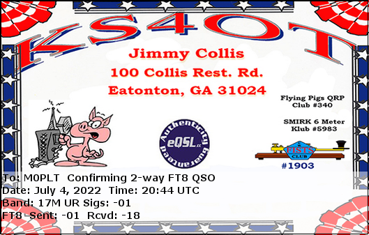 eQSL card