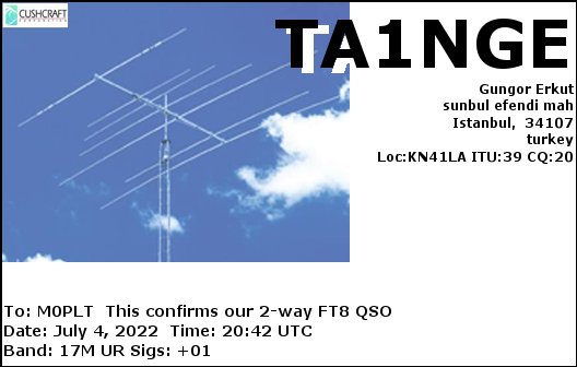 eQSL card