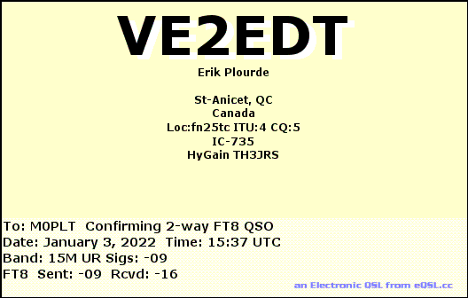 eQSL card