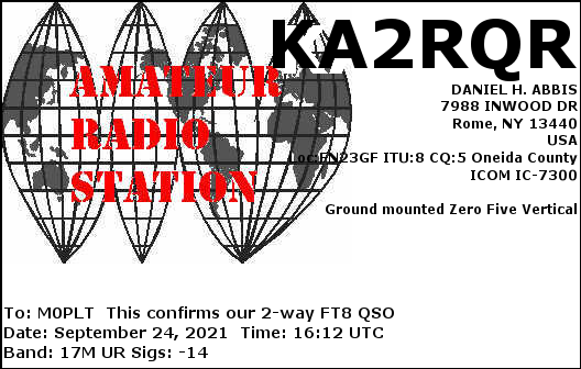 eQSL card