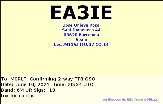 eQSL card