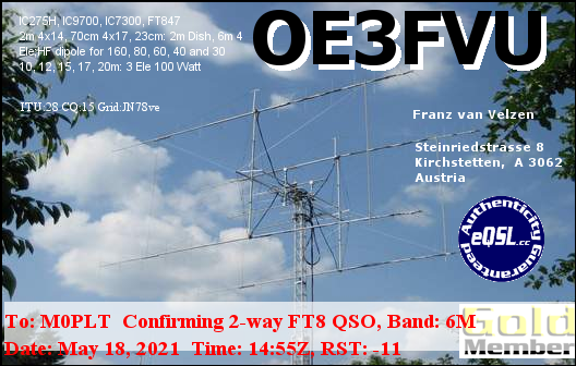 eQSL card